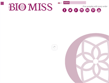 Tablet Screenshot of biomiss.com
